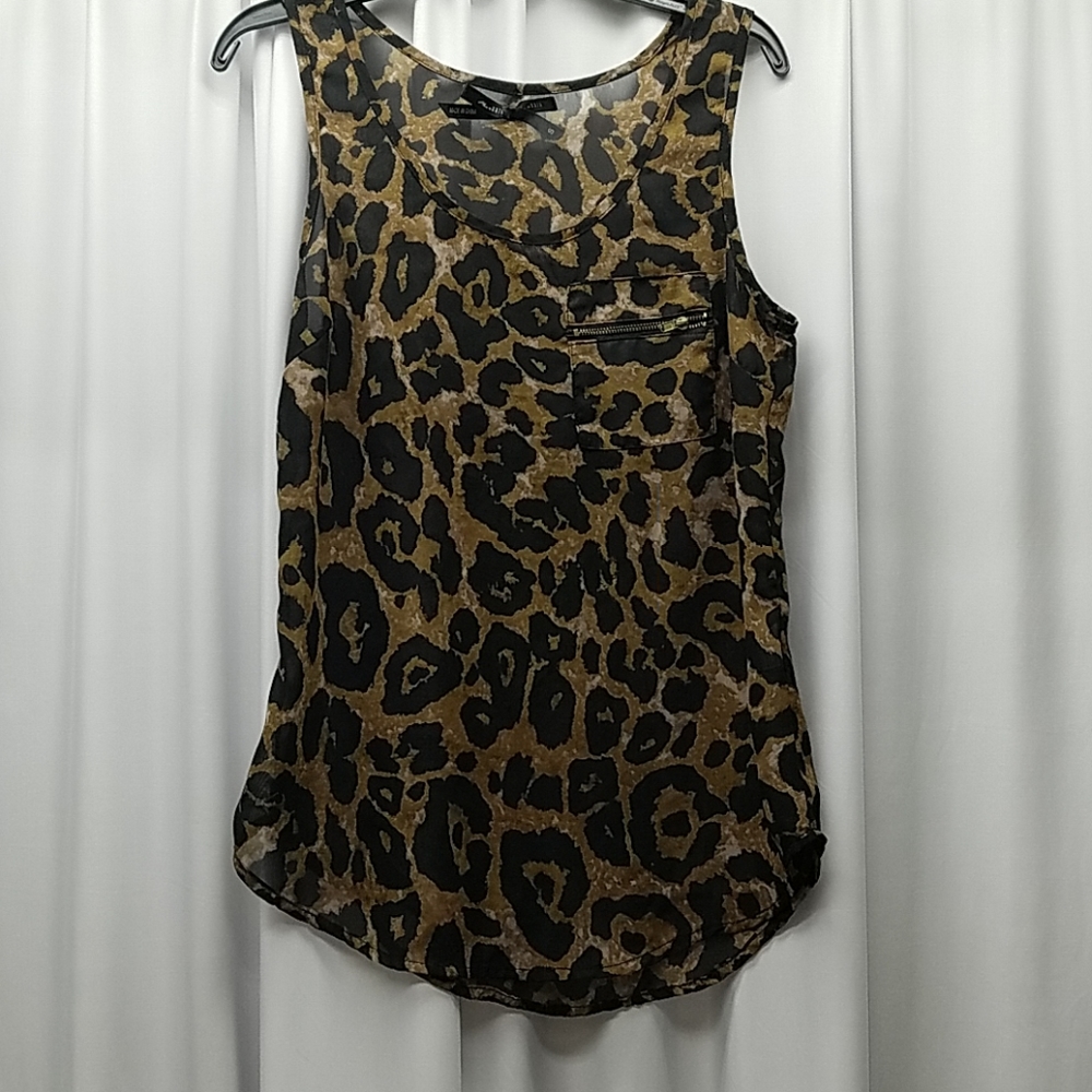 Ali & Kri sheer leopard shell size small